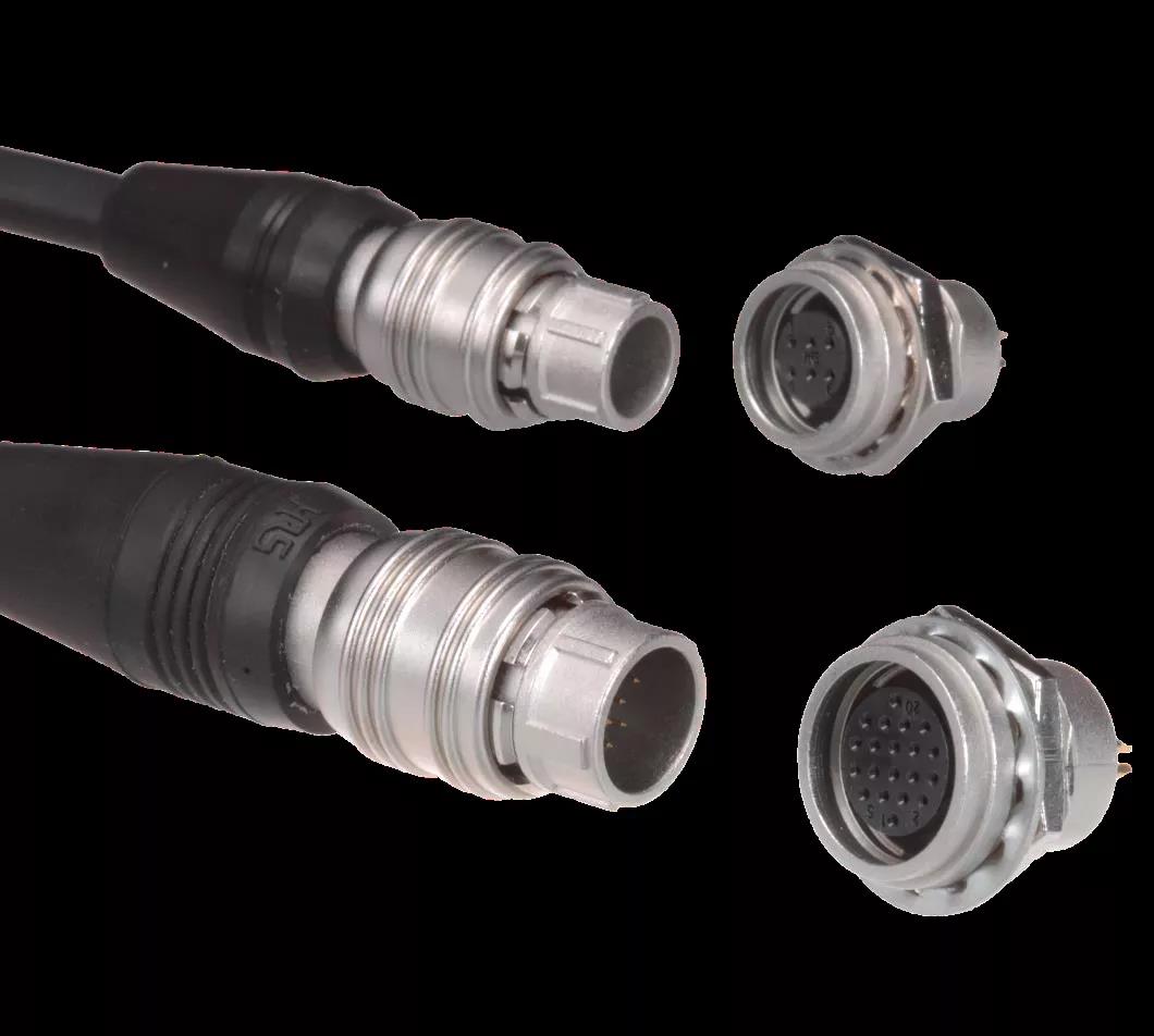 HR25A Series丨推拉鎖、小型多芯圓形連接器